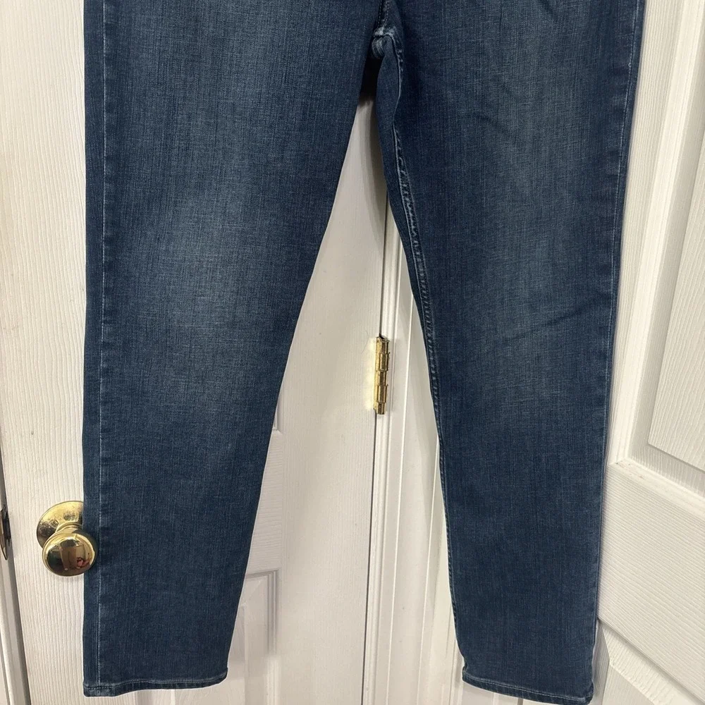 Banana Republic Mens Slim Fit Straight Jeans Stretch Denim 34 x 29 Blue Med Wash